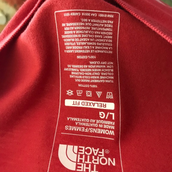 The north face women’s maroon tank T-shirt - Picture 7 of 7